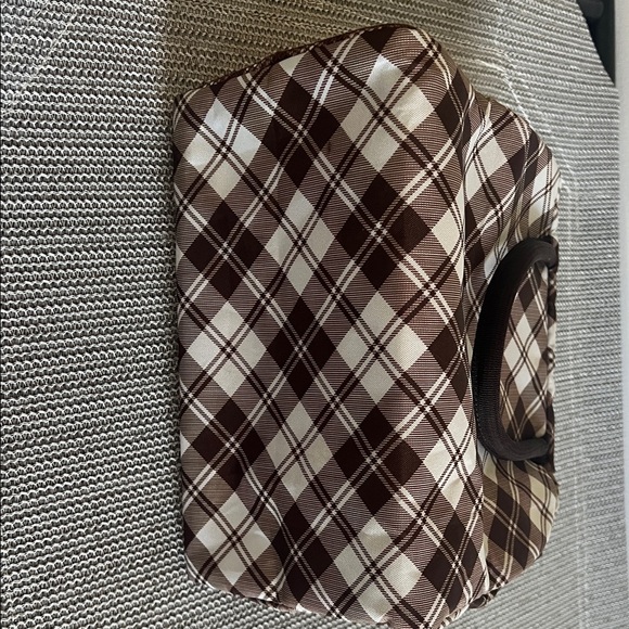 Like 🆕 Brown Plaid LUNCH Bag 9x10 inches - Picture 5 of 6